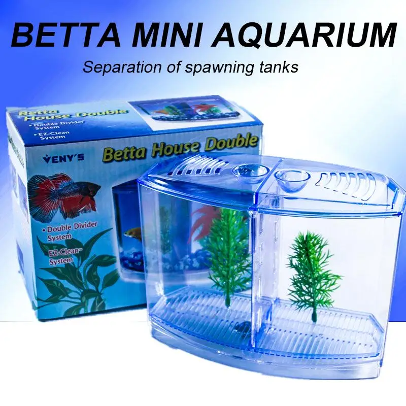 Размножения аквариума перегородка креветка "сделай сам" аквариум Betta Fish