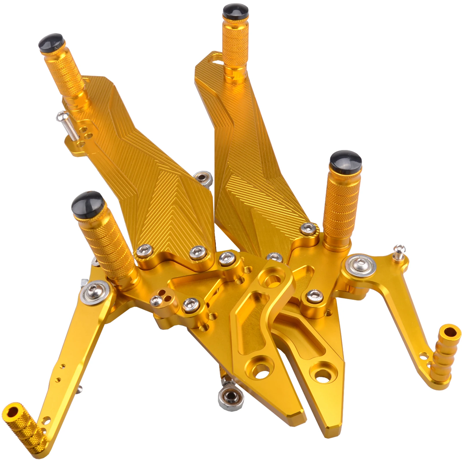 

CNC Racing Rearset Adjustable Rear Sets Foot pegs Fit For Kawasaki Z800 2013 2014 2015 GOLD