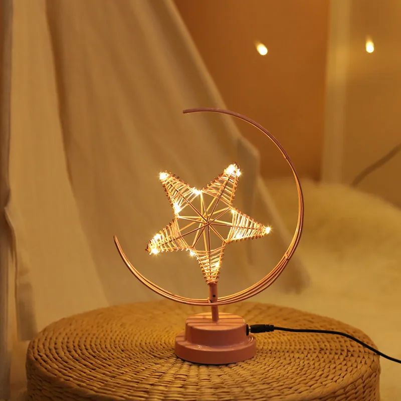 Night Light LED Iron Art Pentagram Warm Light Ambient Light Interior Bedroom Living Room Study Room Decoration Lamp Desk Lamp
Night Light LED Iron Art Pentagram Warm Light Ambient Light Interior Bedroom Living Room Study Room Decoration Lamp Desk Lamp
