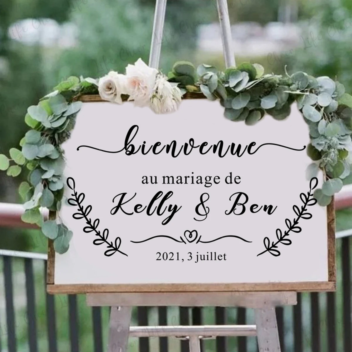 Custom French Style Wedding Welcome Party Sign Text And Date Sticker Personalized Decals For Vinyl Home Wall Mirror Door Plate
Custom French Style Wedding Welcome Party Sign Text And Date Sticker Personalized Decals For Vinyl Home Wall Mirror Door Plate