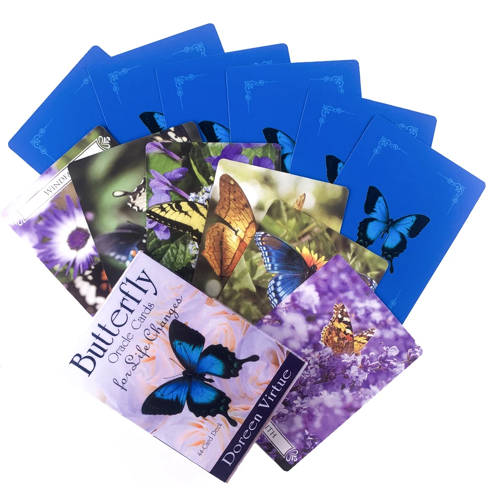 Высококачественные полноцветные бумажные карточки с изображением бабочек, 44 шт., натуральная чакра с изображением животных, товары для тво...
Высококачественные полноцветные бумажные карточки с изображением бабочек, 44 шт., натуральная чакра с изображением животных, товары для тво...