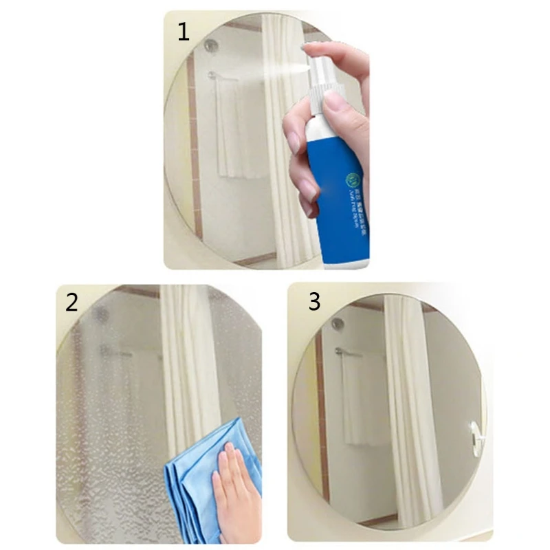 80ML Defogger Nano Anti Fog Agent Car Window Glass Glasses Bathroom Cleaner Car Cleaning Antifogging Spray
80ML Defogger Nano Anti Fog Agent Car Window Glass Glasses Bathroom Cleaner Car Cleaning Antifogging Spray