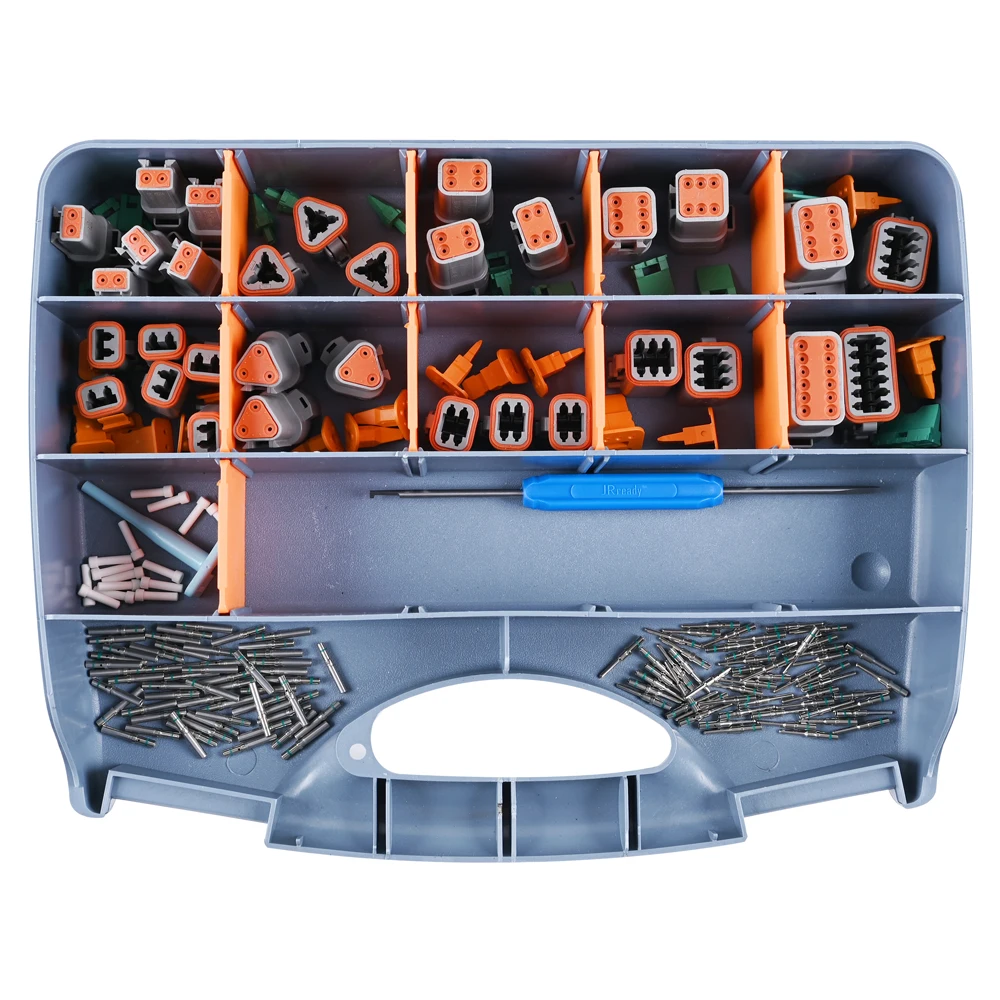 JRready DT Auto Contacts Waterproof Connector Kit 2 3 4 6 8 12 Pin Electrical Terminal Automotive Repair Accessories Kit ST6233
JRready DT Auto Contacts Waterproof Connector Kit 2 3 4 6 8 12 Pin Electrical Terminal Automotive Repair Accessories Kit ST6233