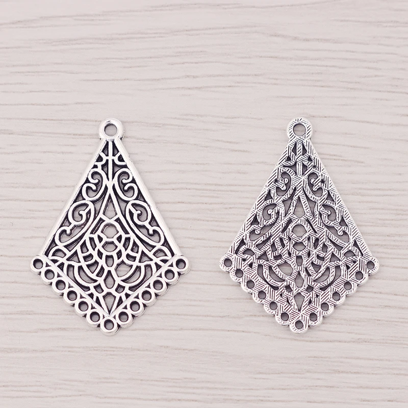 10 x Hollow Tribal Multi Strand Connectors Square Shape Charms Pendants For Earrings Necklace Jewelry Making Findings 35x25mm
10 x Hollow Tribal Multi Strand Connectors Square Shape Charms Pendants For Earrings Necklace Jewelry Making Findings 35x25mm