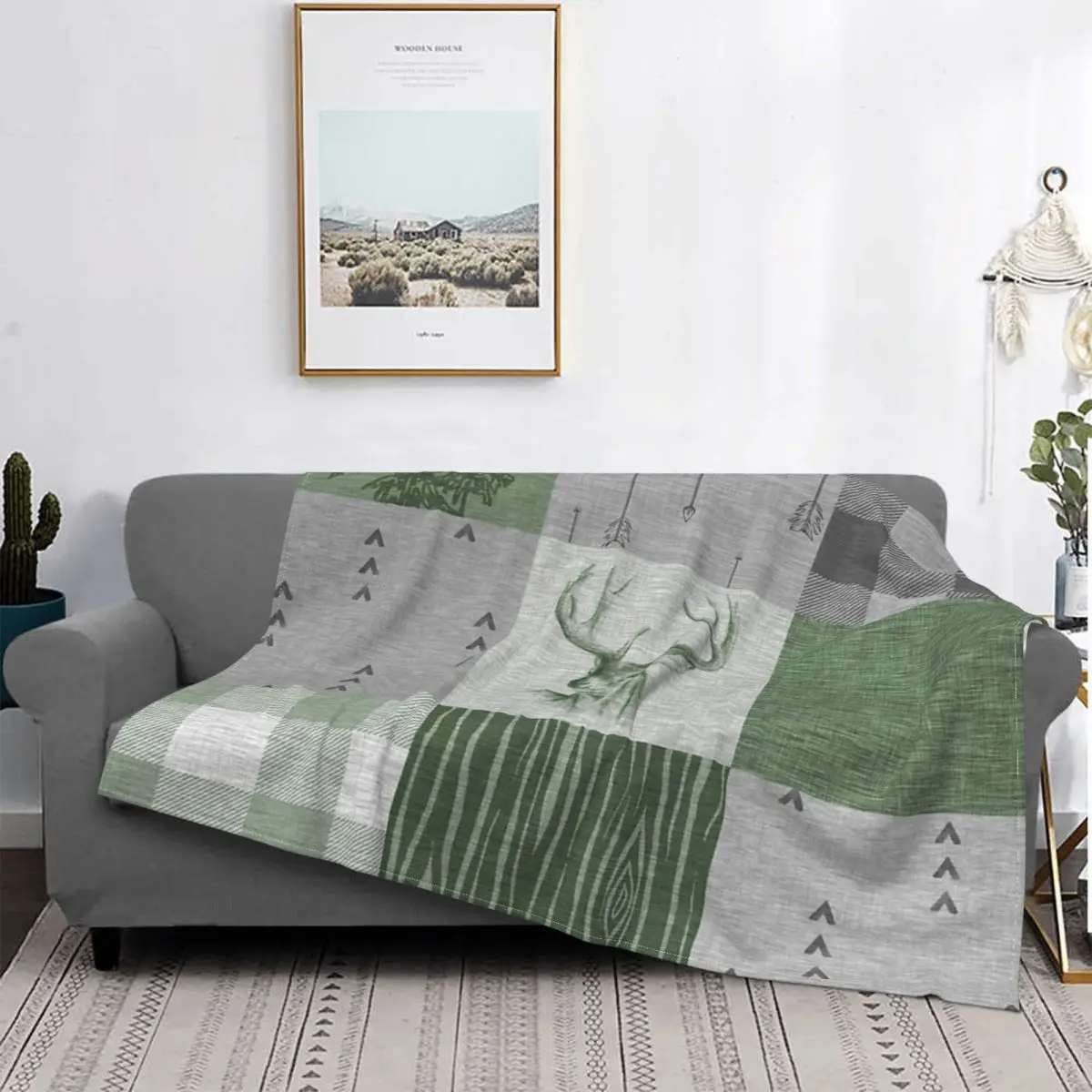 Manta rústica de retales de venado, colcha para cama a cuadros, cubierta de playa, manta Kawaii, mantas receptoras 
Manta rústica de retales de venado, colcha para cama a cuadros, cubierta de playa, manta Kawaii, mantas receptoras