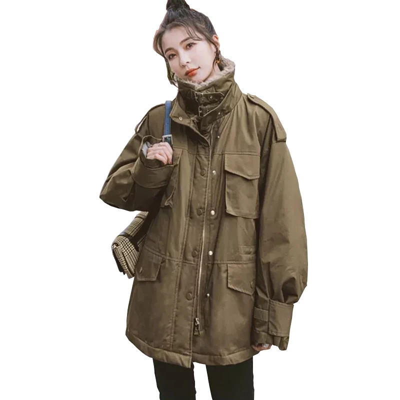Women Short Parker Coat New Winter Jacket Female Outerwear Korean Loose Thick Student Bread Clothing Jacket FC1658
Women Short Parker Coat New Winter Jacket Female Outerwear Korean Loose Thick Student Bread Clothing Jacket FC1658