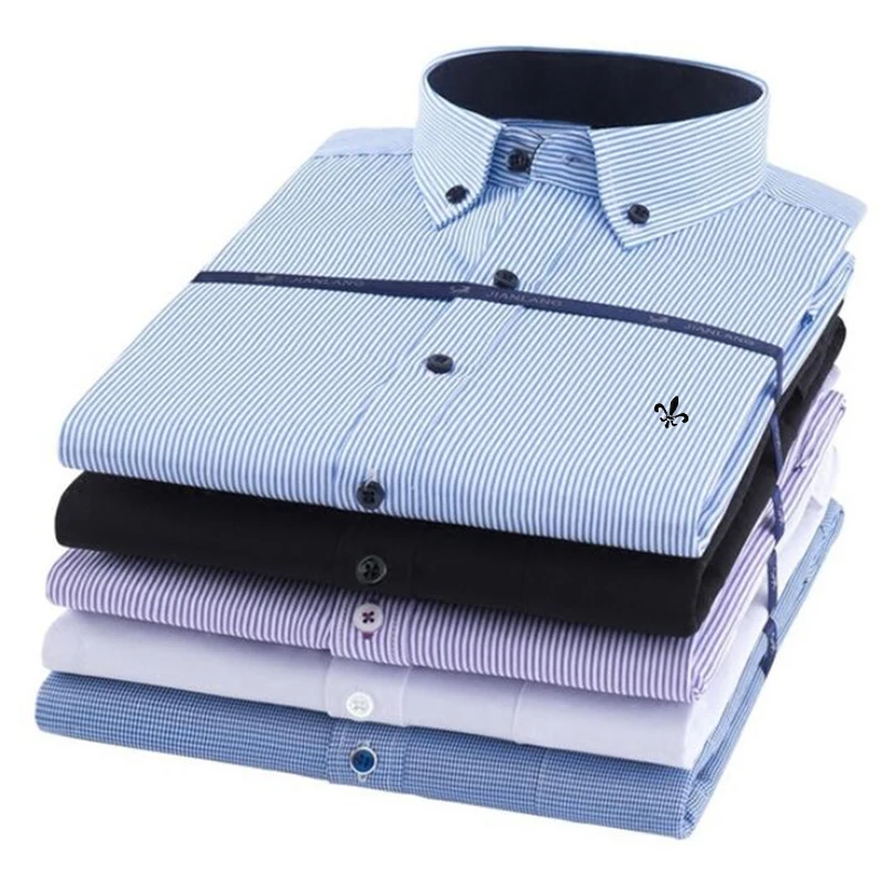 Dudalinas Factory Sale high quality 2021Autumn plus size long sleeve striped men dress shirts 5xl Fashion regular fit male tops
Dudalinas Factory Sale high quality 2021Autumn plus size long sleeve striped men dress shirts 5xl Fashion regular fit male tops