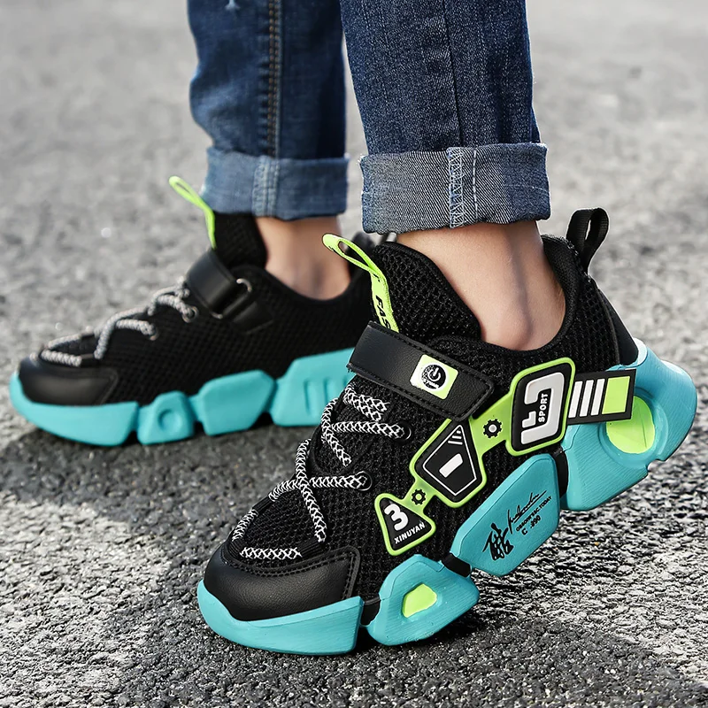 High Quality Children's Casual Sneakers Large Size Kids Running Sport Shoes Soft Bottom Colorful Mesh Boys Tennis Shoes
High Quality Children's Casual Sneakers Large Size Kids Running Sport Shoes Soft Bottom Colorful Mesh Boys Tennis Shoes
