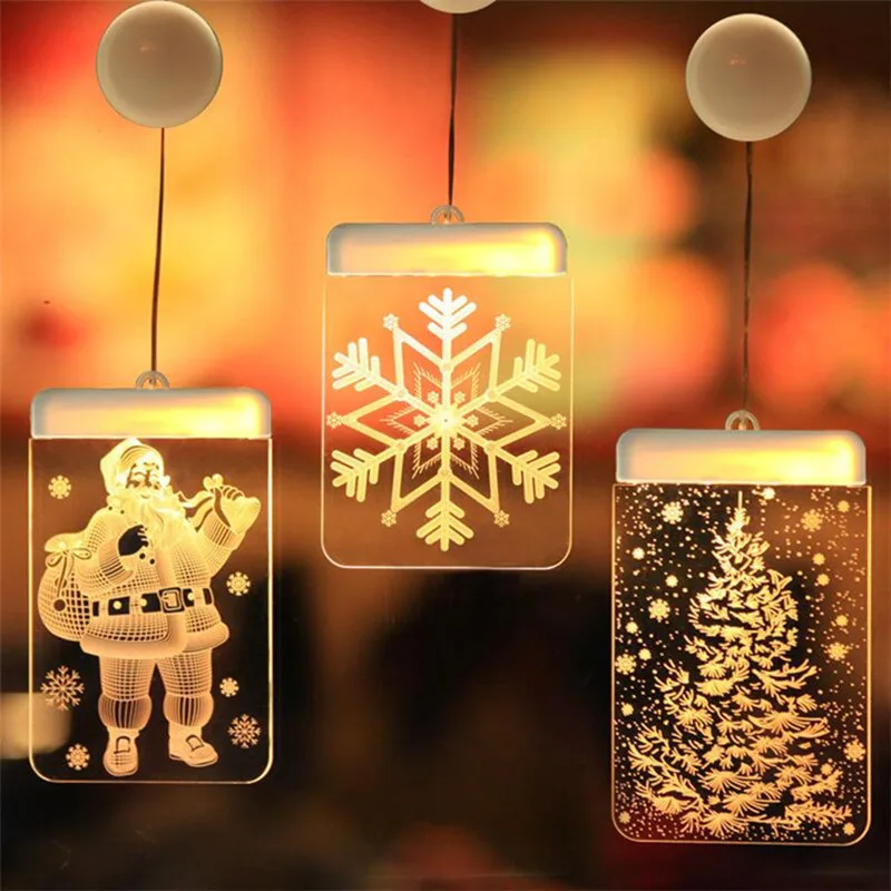 Christmas Decoration Tree Santa Snowflake Pattern Light String Window Wall Hanging New Year's Night Lights Gift Party Supplies
Christmas Decoration Tree Santa Snowflake Pattern Light String Window Wall Hanging New Year's Night Lights Gift Party Supplies