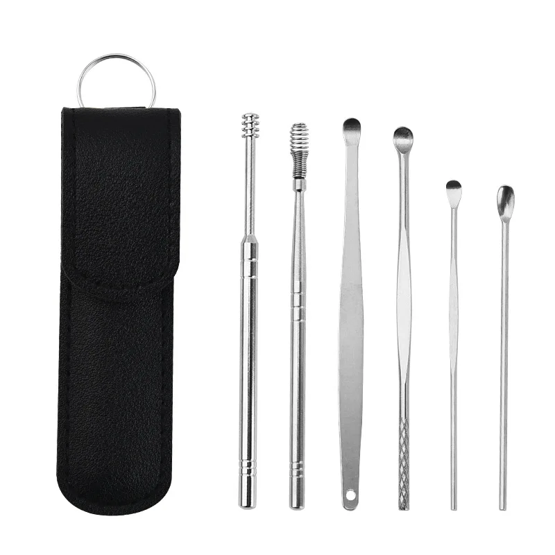 6PCS/set Ear Cleaner Wax Removal Tool Earpick Sticks Earwax Remover Curette Ear Pick Cleaning Ear Cleanser Spoon
6PCS/set Ear Cleaner Wax Removal Tool Earpick Sticks Earwax Remover Curette Ear Pick Cleaning Ear Cleanser Spoon