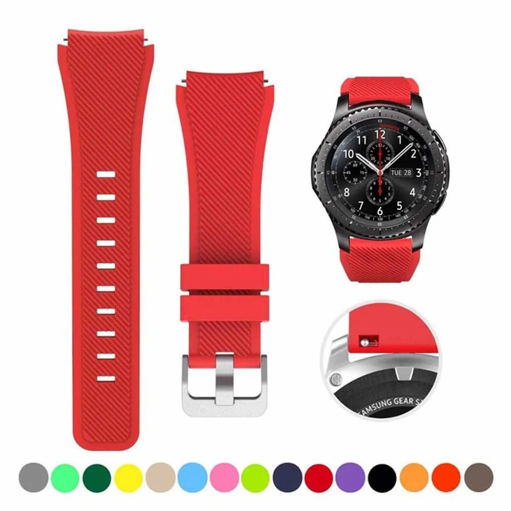 20mm 22mm Band for Samsung Galaxy Watch 4/Classic/3/46mm/42mm/active 2 Gear s3 /S2 silicone bracelet Huawei GT/2/GT2 Pro strap
20mm 22mm Band for Samsung Galaxy Watch 4/Classic/3/46mm/42mm/active 2 Gear s3 /S2 silicone bracelet Huawei GT/2/GT2 Pro strap