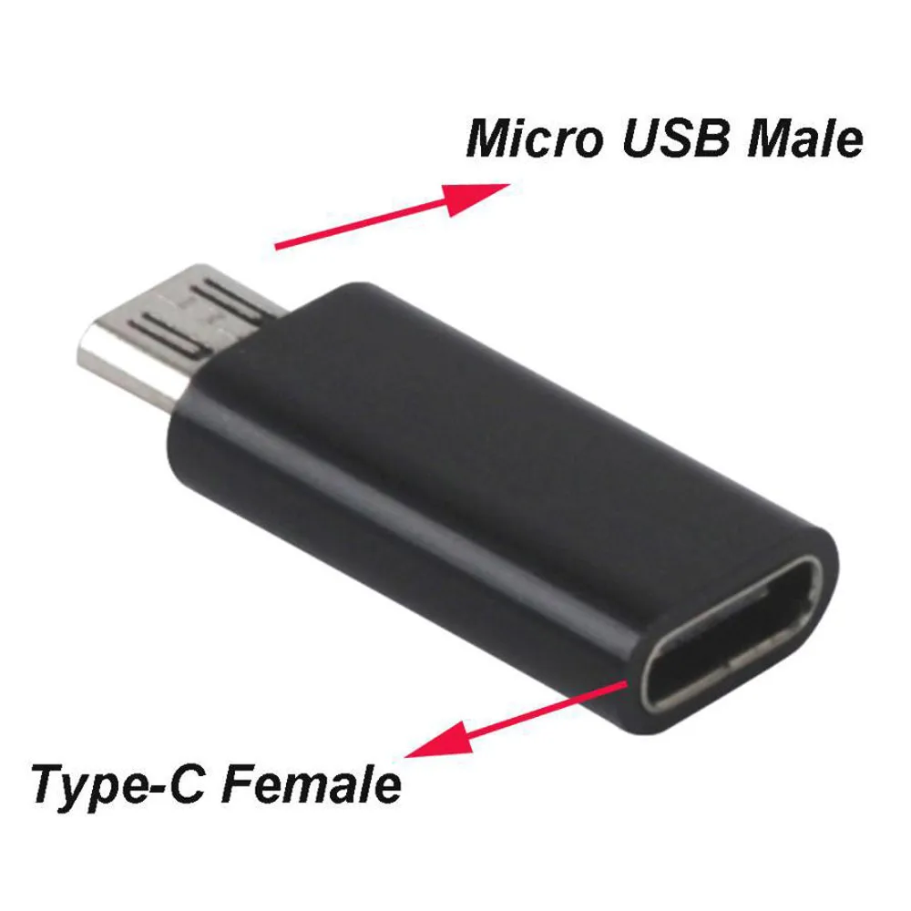Type-c Male Connector To Micro Usb 2.0 Female 3.1 Converter Data Adapter Phone Accessories Аксессуары Для Телефона Dropship |