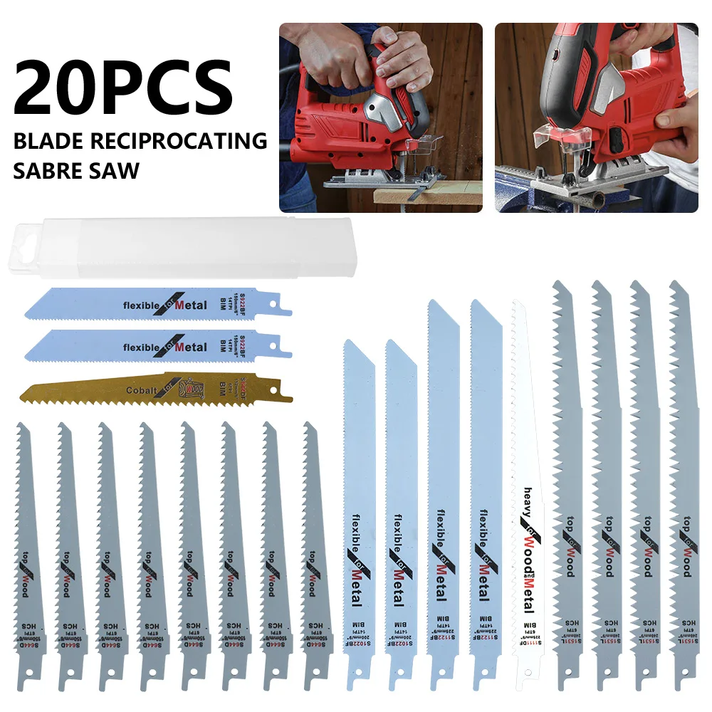 Reciprocating Sabre Saw Blade Fast Cut Demolition Wood Metal Cutting Tool for Bosch Dewalt Makita
Reciprocating Sabre Saw Blade Fast Cut Demolition Wood Metal Cutting Tool for Bosch Dewalt Makita