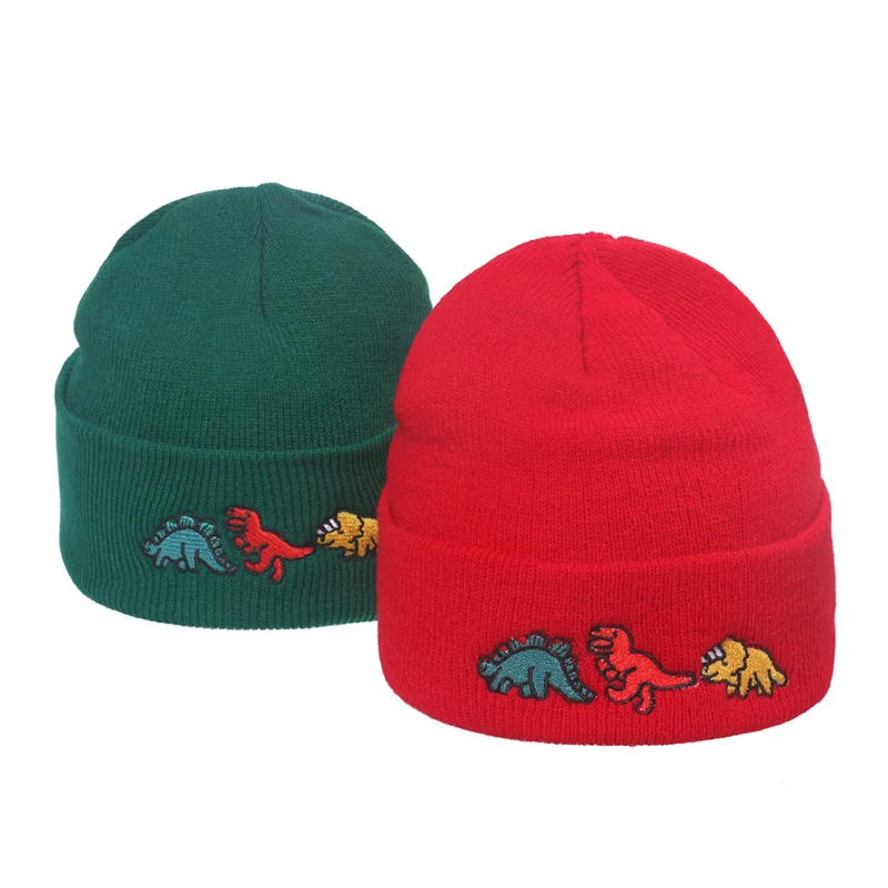new men's hop embroidered warm wool cute dinosaur knitted cap autumn and winter
new men's hop embroidered warm wool cute dinosaur knitted cap autumn and winter