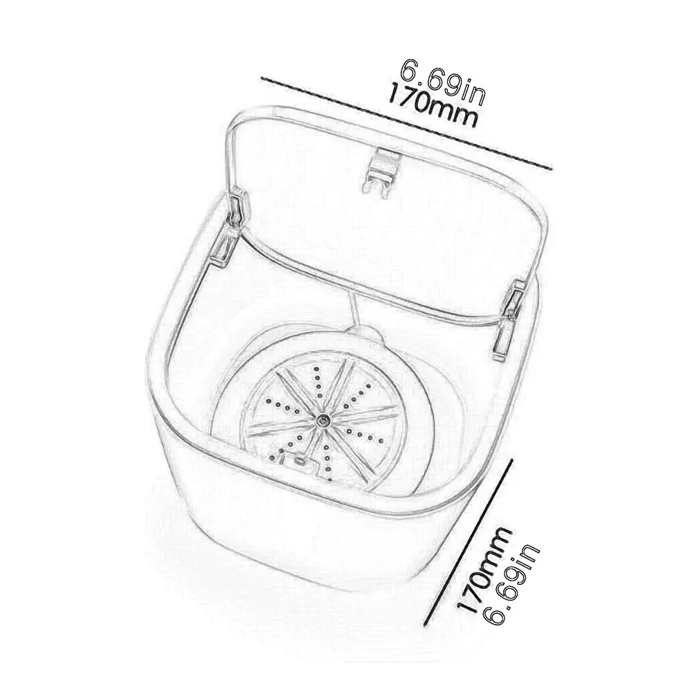 Multi-function Ultrasonic Portable Mini Turbo Washing Machine With Usb Power Supply Mini Compact Lightweight Personal Washing
Multi-function Ultrasonic Portable Mini Turbo Washing Machine With Usb Power Supply Mini Compact Lightweight Personal Washing