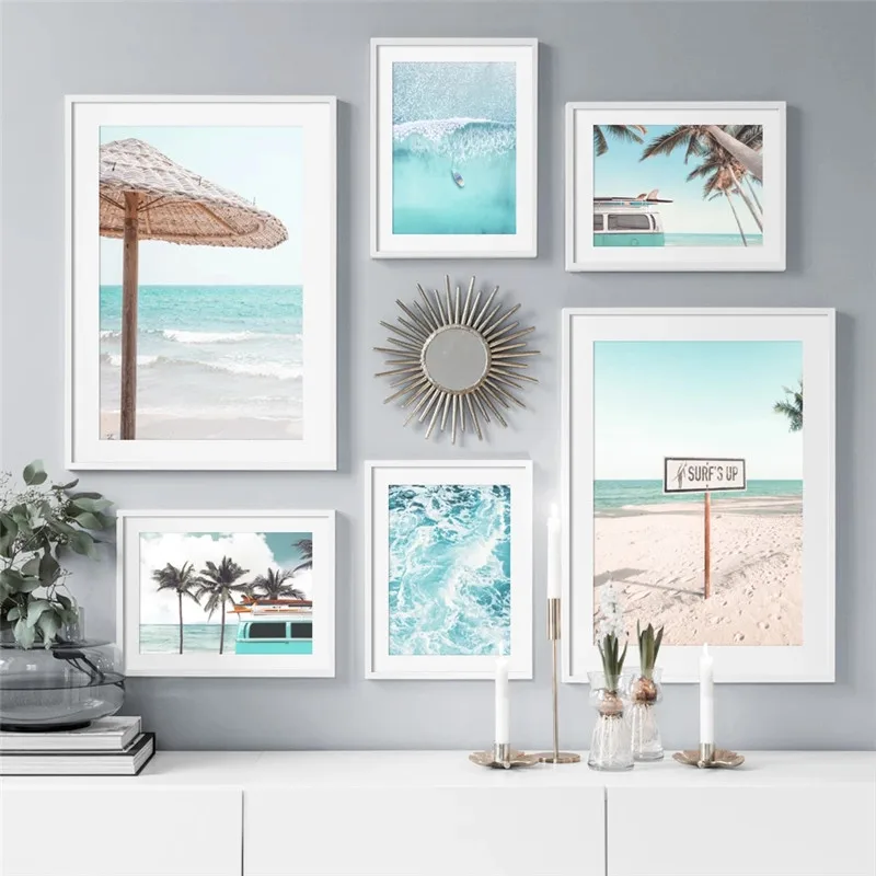 Surfing Van Great Salt Lake Nordic Posters And Prints Blue Beach Seascape Wall Art Canvas Painting Pictures Club Wall Decor 
Surfing Van Great Salt Lake Nordic Posters And Prints Blue Beach Seascape Wall Art Canvas Painting Pictures Club Wall Decor