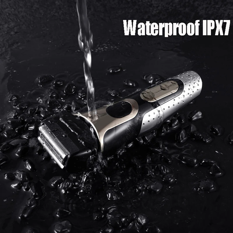 Rechargeable Three Blades Shaver for Men Twin Blade Reciprocating Beard Razor Face Care Multifunction Strong Trimmer
Rechargeable Three Blades Shaver for Men Twin Blade Reciprocating Beard Razor Face Care Multifunction Strong Trimmer