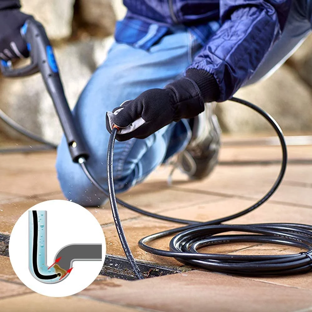 Pressure Washer Hose 160 BAR 2300 PSI High Pressure Drain Pipe 15M Cleaning Kit for Karcher K1-K7 Cleaning Machine
Pressure Washer Hose 160 BAR 2300 PSI High Pressure Drain Pipe 15M Cleaning Kit for Karcher K1-K7 Cleaning Machine