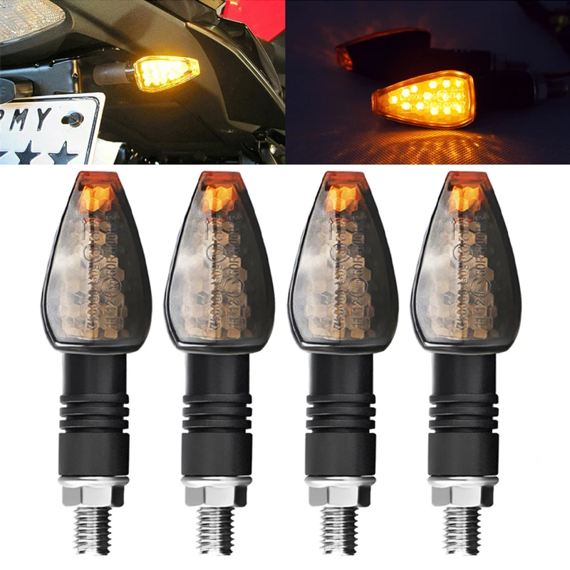 Mayitr 4pcs 12V Motorcycle Turn Signal Light Smoke Lens 14 LED Amber Indicator Lamp For Honda Yamaha Suzuki Kawasaki
Mayitr 4pcs 12V Motorcycle Turn Signal Light Smoke Lens 14 LED Amber Indicator Lamp For Honda Yamaha Suzuki Kawasaki