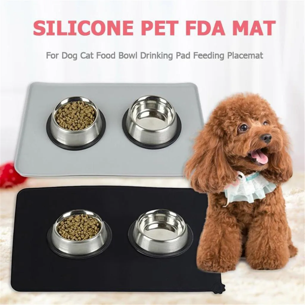 Quality Waterproof Non-slip Pet Mat for cat Color Silicone Pet Food Mat Pet Bowl Drinking Water Pad Dog Feeding Mat Easy Clean
Quality Waterproof Non-slip Pet Mat for cat Color Silicone Pet Food Mat Pet Bowl Drinking Water Pad Dog Feeding Mat Easy Clean