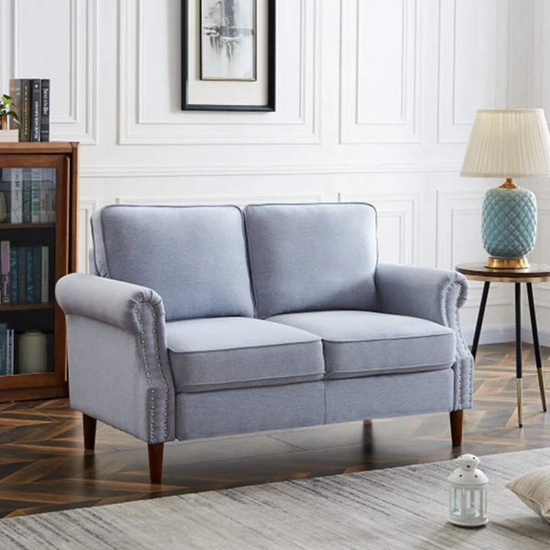 New Arrival Grey Living Room 2P Sofa Eucalyptus Fine Linen High Quality Sofa Home Decoration Space Saving Comfortable Soft Sofa
New Arrival Grey Living Room 2P Sofa Eucalyptus Fine Linen High Quality Sofa Home Decoration Space Saving Comfortable Soft Sofa