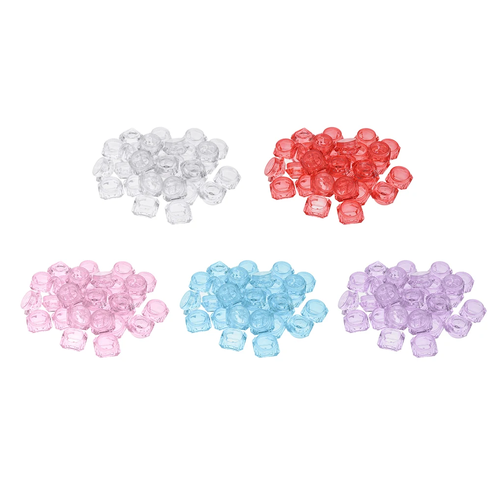 30 Pieces Square Pot Jars Plastic Cosmetic Containers Set with Lid for Liquid Creams Sample, 3 Gram, Travel Accessories
30 Pieces Square Pot Jars Plastic Cosmetic Containers Set with Lid for Liquid Creams Sample, 3 Gram, Travel Accessories