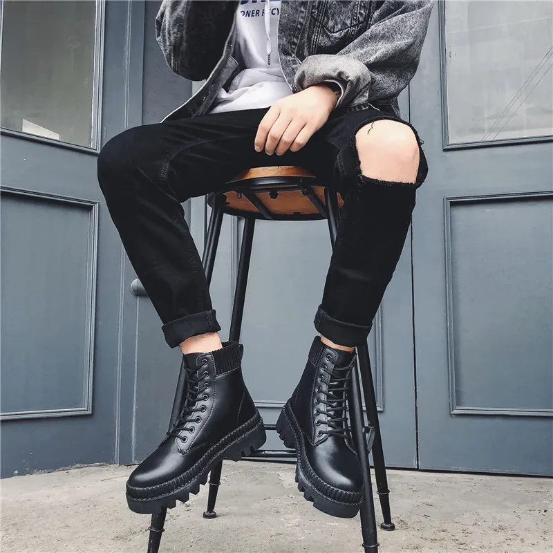 Men's Boots 2021New Men's Trend British High-top Men's Leather Boots, Men's Riding Boots, Men's High Boots Boots Men BlackBoots
Men's Boots 2021New Men's Trend British High-top Men's Leather Boots, Men's Riding Boots, Men's High Boots Boots Men BlackBoots