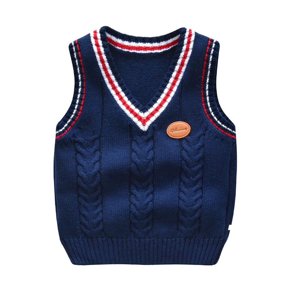 Baby Boys Knit Vest Kids Knitted Sleeveless Sweater Children Inner Tops Winter Gentleman Accessories Warm V collar Homewear 2-8T
Baby Boys Knit Vest Kids Knitted Sleeveless Sweater Children Inner Tops Winter Gentleman Accessories Warm V collar Homewear 2-8T