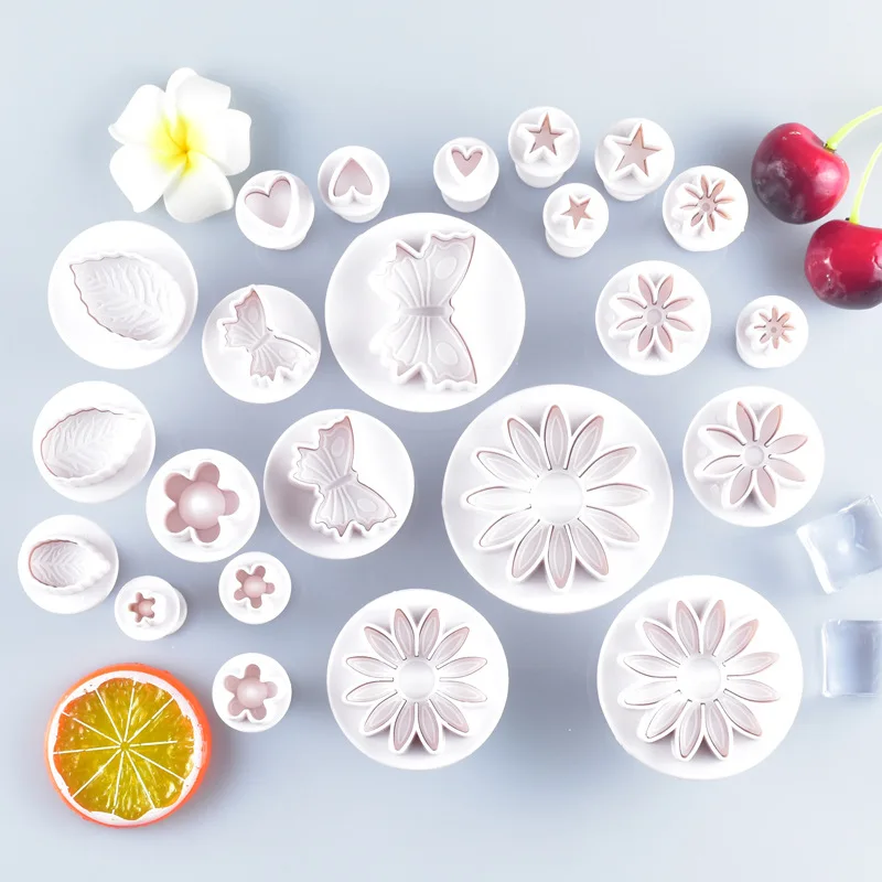 Cake Decoration Tools Plastic Spring Mould 33 Pieces 10 Types DIY Kitchen Biscuit Daisy Flower Mold for Baking Cookie Maker
Cake Decoration Tools Plastic Spring Mould 33 Pieces 10 Types DIY Kitchen Biscuit Daisy Flower Mold for Baking Cookie Maker