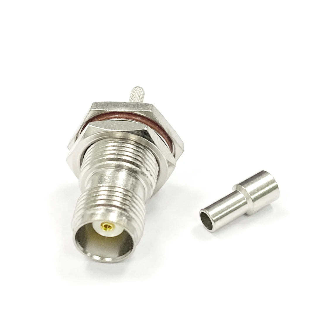 1pc TNC Female Bulkhead O-ring RF Connector Crimp For RG316 RG174 Cable Straight Nickel Wholesale Fast Shipping
1pc TNC Female Bulkhead O-ring RF Connector Crimp For RG316 RG174 Cable Straight Nickel Wholesale Fast Shipping