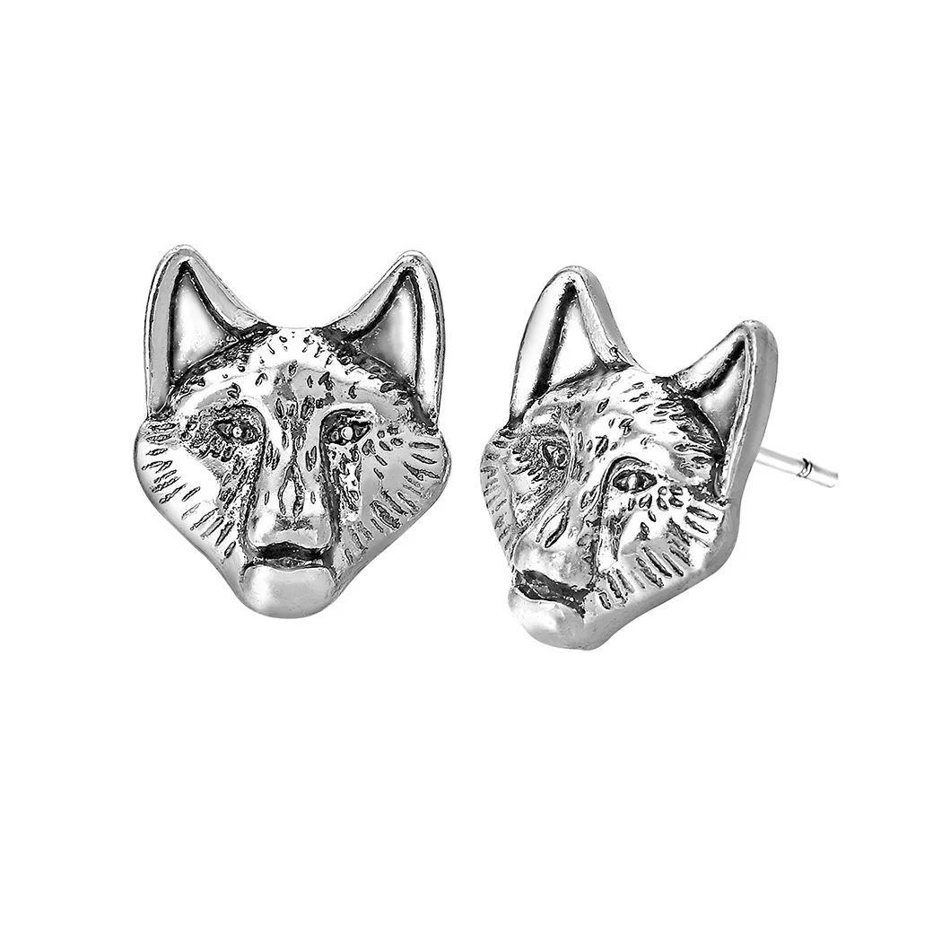 Retro Punk Domineering Men Wolfs Head Animal Stud Earring for Men Trend Street Motorcycle Party Slavic Viking Jewelry Best Gift
Retro Punk Domineering Men Wolfs Head Animal Stud Earring for Men Trend Street Motorcycle Party Slavic Viking Jewelry Best Gift
