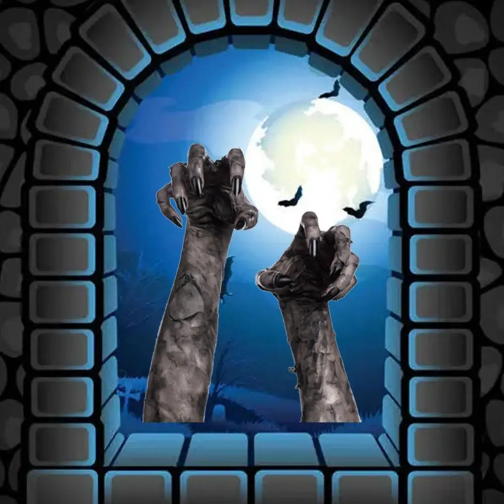 PVC Great Ghost Hand Shaped Horror Decal 2 Styles Window Sticker High Toughness for Living Room
PVC Great Ghost Hand Shaped Horror Decal 2 Styles Window Sticker High Toughness for Living Room