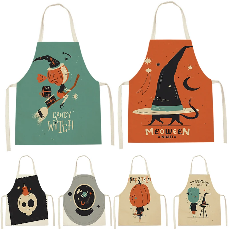Halloween Style Hair Apron Household Cleaning Pinafore Apron Kitchen Cartoon Witch Printing Home Cooking Aprons Home Custom Bib
Halloween Style Hair Apron Household Cleaning Pinafore Apron Kitchen Cartoon Witch Printing Home Cooking Aprons Home Custom Bib