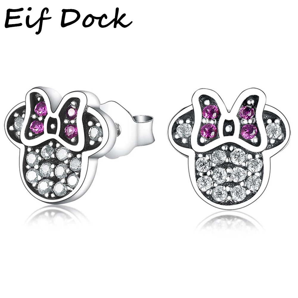 Eif Dock Silver Color Stud Earrings for Girls Kids Baby Lovely Minnie Shaped Crystal Earrings Female Jewelry Birthday Gift
Eif Dock Silver Color Stud Earrings for Girls Kids Baby Lovely Minnie Shaped Crystal Earrings Female Jewelry Birthday Gift