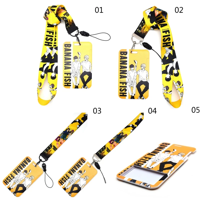 1Pcs Japanese Anime BANANA FISH Lanyard Key Chain ID Tag Work Name Card Lanyard Peripheral Detachable Lanyard
1Pcs Japanese Anime BANANA FISH Lanyard Key Chain ID Tag Work Name Card Lanyard Peripheral Detachable Lanyard