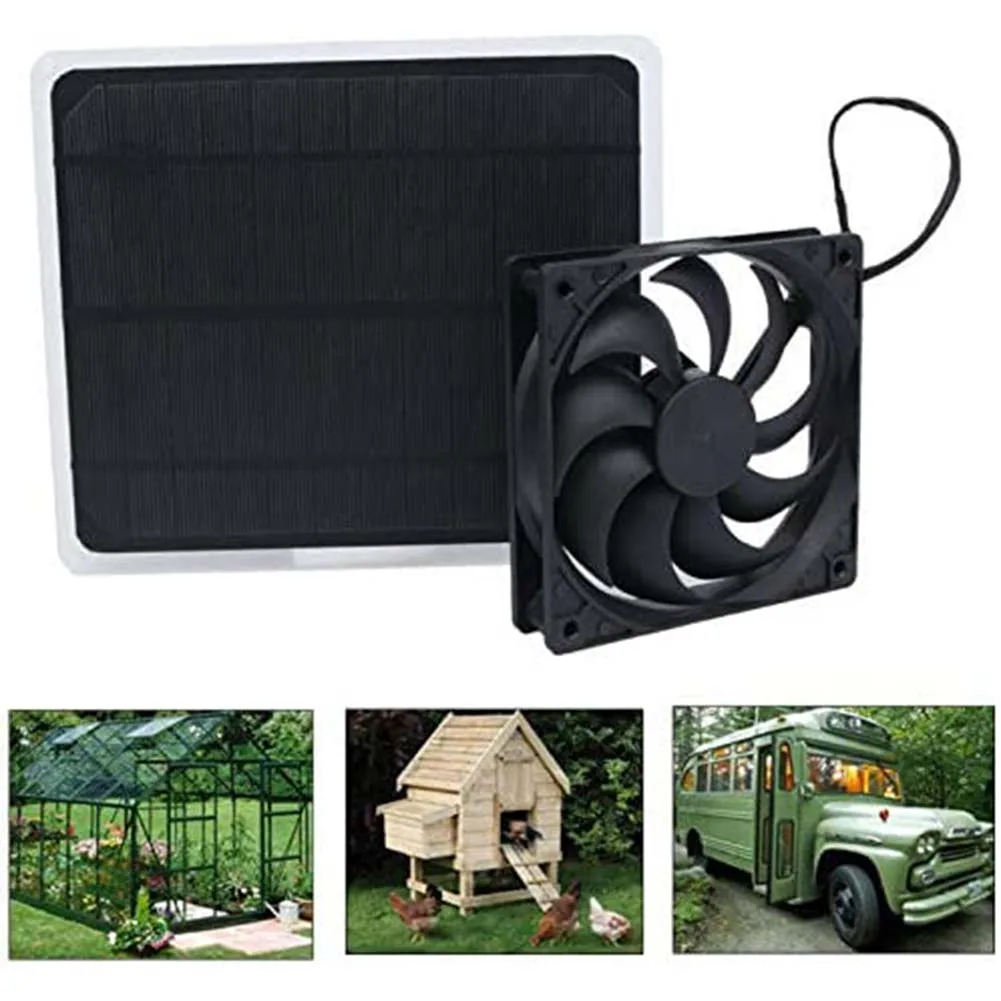 Solar Exhaust Fan Air Extractor 10cm Mini Ventilator Solar Panel Powered Fan For Dog Chicken House Greenhouse RV
Solar Exhaust Fan Air Extractor 10cm Mini Ventilator Solar Panel Powered Fan For Dog Chicken House Greenhouse RV