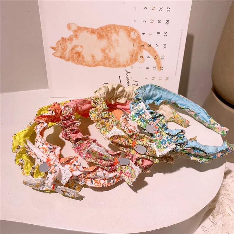 2021 New Korean Fashion Sweet Girl Princess Hair Accessories Children's Simple Small Fresh Floral Fabric Bow Folds Hairband
2021 New Korean Fashion Sweet Girl Princess Hair Accessories Children's Simple Small Fresh Floral Fabric Bow Folds Hairband