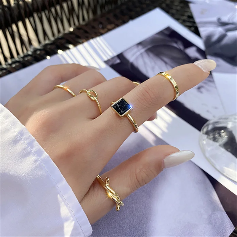 Bohemian Gold Geometric Irregular Hollow Out Wide Ring Set Women's Vintage Gemstone Circle Joint Ring Boho Finger Rings Jewelry
Bohemian Gold Geometric Irregular Hollow Out Wide Ring Set Women's Vintage Gemstone Circle Joint Ring Boho Finger Rings Jewelry