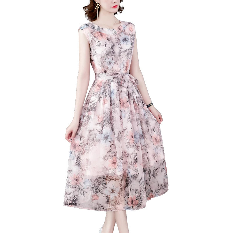 Summer Printed Chiffon Sleeveless Sexy Midi Dresses 2021 Vintage Plus Size Beach Sundress Female Classy Bodycon Party Vestidos
Summer Printed Chiffon Sleeveless Sexy Midi Dresses 2021 Vintage Plus Size Beach Sundress Female Classy Bodycon Party Vestidos