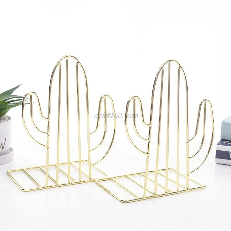 NEW 2PCS/Pair Creative Cactus Shaped Metal Bookends Book Support Stand Desk Organizer Storage Book Holder Shelf
NEW 2PCS/Pair Creative Cactus Shaped Metal Bookends Book Support Stand Desk Organizer Storage Book Holder Shelf