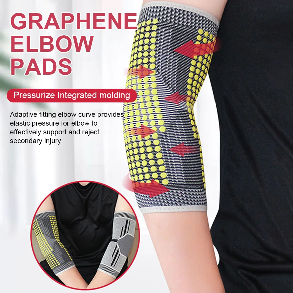 2 Pcs Self Heating Elbow Support Pad Arm Compression Support Elbow Sleeve Protector for Tendonitis Tennis Outdoor Activities New
2 Pcs Self Heating Elbow Support Pad Arm Compression Support Elbow Sleeve Protector for Tendonitis Tennis Outdoor Activities New