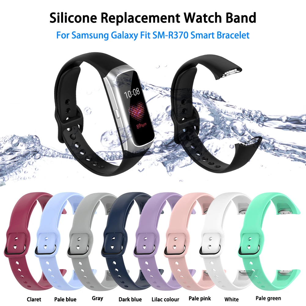 Sport Soft Silicone Watch Wrist Strap For Samsung Galaxy Fit SM-R370 Smart Bracelet Watch Strap SM R370 Accessories
Sport Soft Silicone Watch Wrist Strap For Samsung Galaxy Fit SM-R370 Smart Bracelet Watch Strap SM R370 Accessories