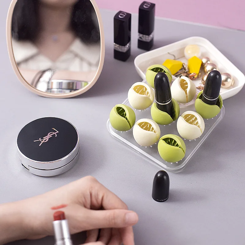 Lily-shaped Lipstick Holder with 4/9 Slots, Makeup Jewelry Cosmetic Display Stand Rack Holder Organiser Lipstick Organizer Box
Lily-shaped Lipstick Holder with 4/9 Slots, Makeup Jewelry Cosmetic Display Stand Rack Holder Organiser Lipstick Organizer Box