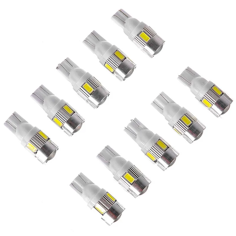 5pcs Car lights Width indicator LED Light T10 194 168 W5W 5630 6SMD Circuit Board + LED Lamp Beads Car Interior Accessories
5pcs Car lights Width indicator LED Light T10 194 168 W5W 5630 6SMD Circuit Board + LED Lamp Beads Car Interior Accessories