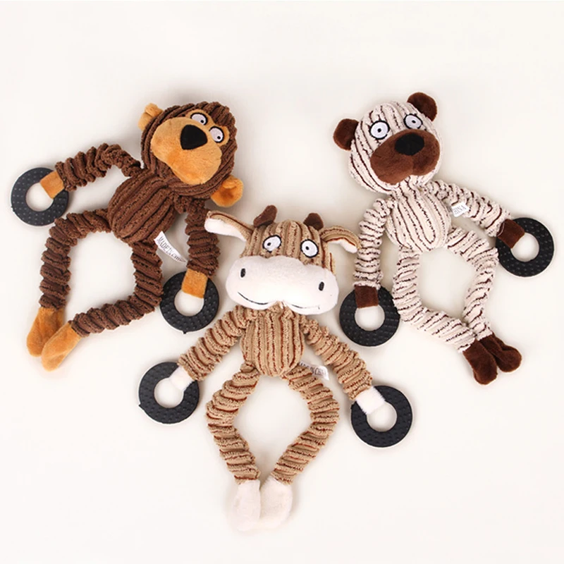 Animal Shape Pet Dog Toys for Small Large Dogs Bite Resistant Toy Puppy Squeak Interactive Chew Toy Pets Accessories Supplies
Animal Shape Pet Dog Toys for Small Large Dogs Bite Resistant Toy Puppy Squeak Interactive Chew Toy Pets Accessories Supplies