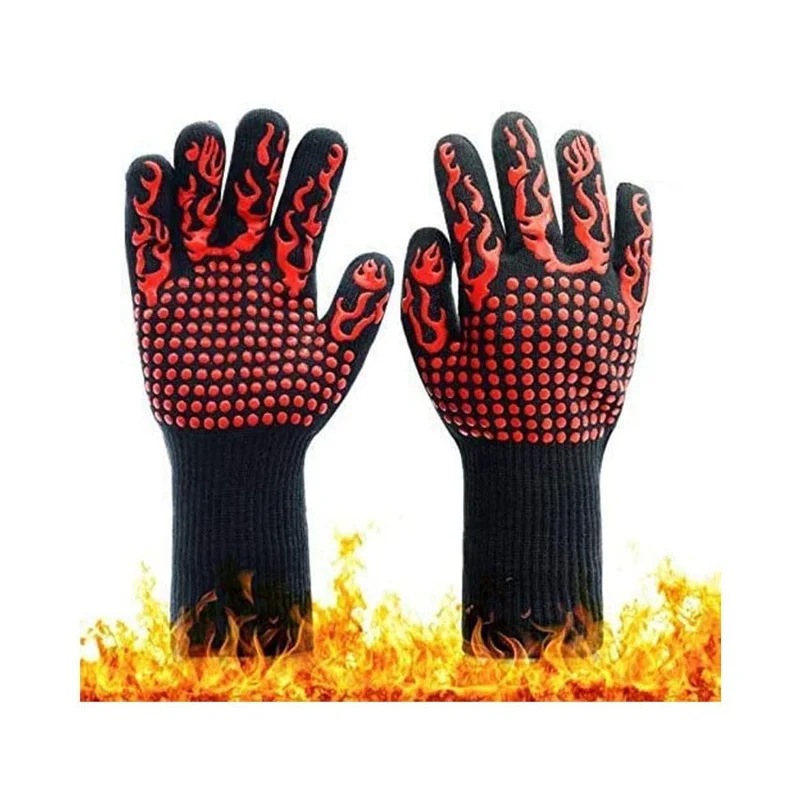 A Pair Of High Temperature Resistant Oven Gloves Silicone Flame Retardant And Fireproof Bbq Microwave Oven Cold And Hot Gloves
A Pair Of High Temperature Resistant Oven Gloves Silicone Flame Retardant And Fireproof Bbq Microwave Oven Cold And Hot Gloves