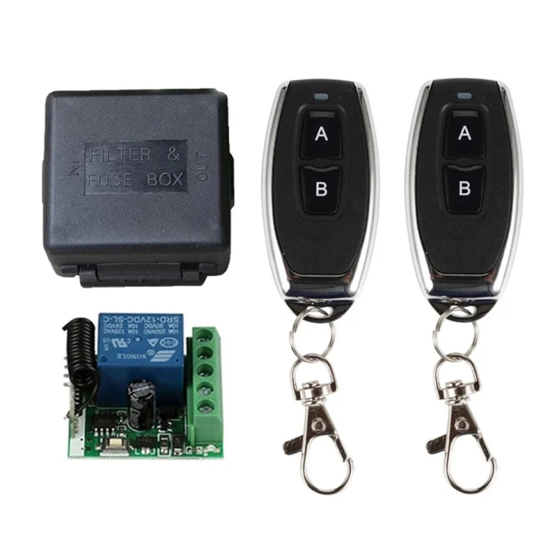 Universal Wireless Remote Control Switch DC 12V Relay Module Receiver and Rf Transmitter Control DIY Electronic Lock
Universal Wireless Remote Control Switch DC 12V Relay Module Receiver and Rf Transmitter Control DIY Electronic Lock