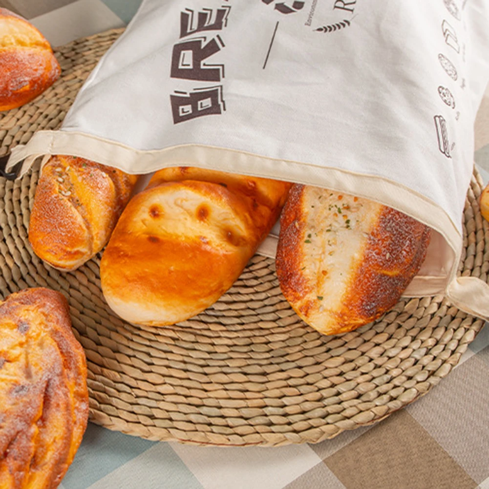 Simple cotton linen bread bag Reusable bread bag large capacity with drawstring and buckle
Simple cotton linen bread bag Reusable bread bag large capacity with drawstring and buckle
