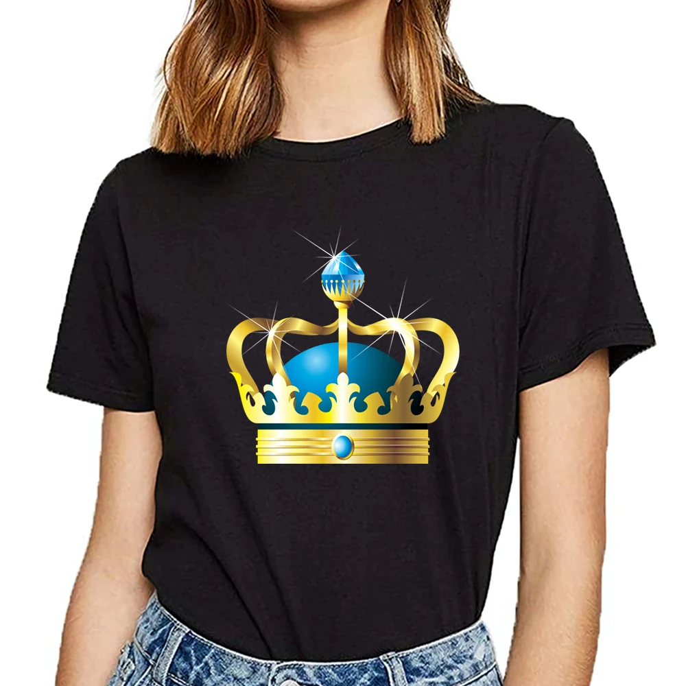 Женская футболка с коронами королевская королева Юмор белая футболка на заказ
Женская футболка с коронами королевская королева Юмор белая футболка на заказ