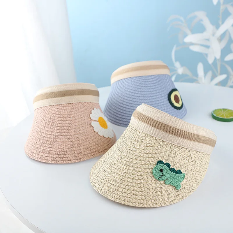 Top empty cap Hat for kids Fruit Sunscreen cap Children summer flower visors Vegetables straw hat
Top empty cap Hat for kids Fruit Sunscreen cap Children summer flower visors Vegetables straw hat